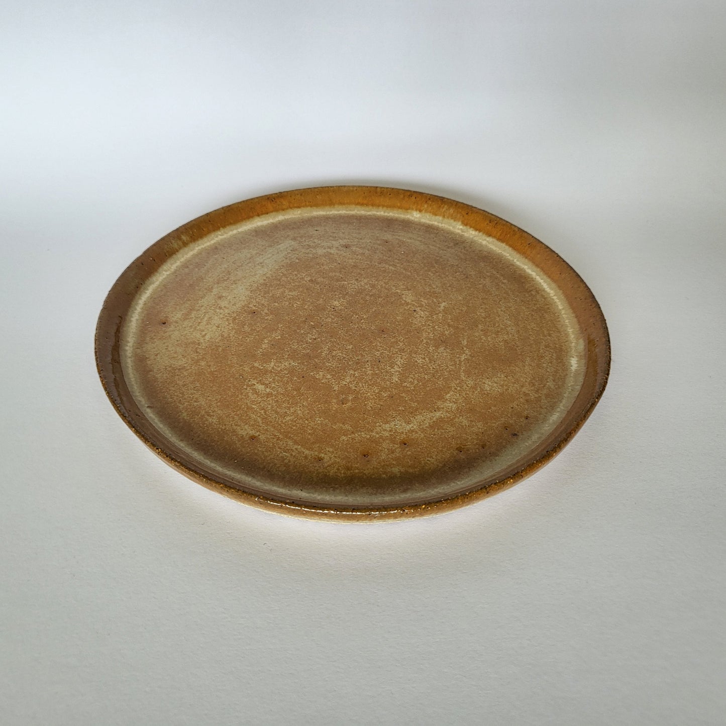 Side Plate - Mottled Orange