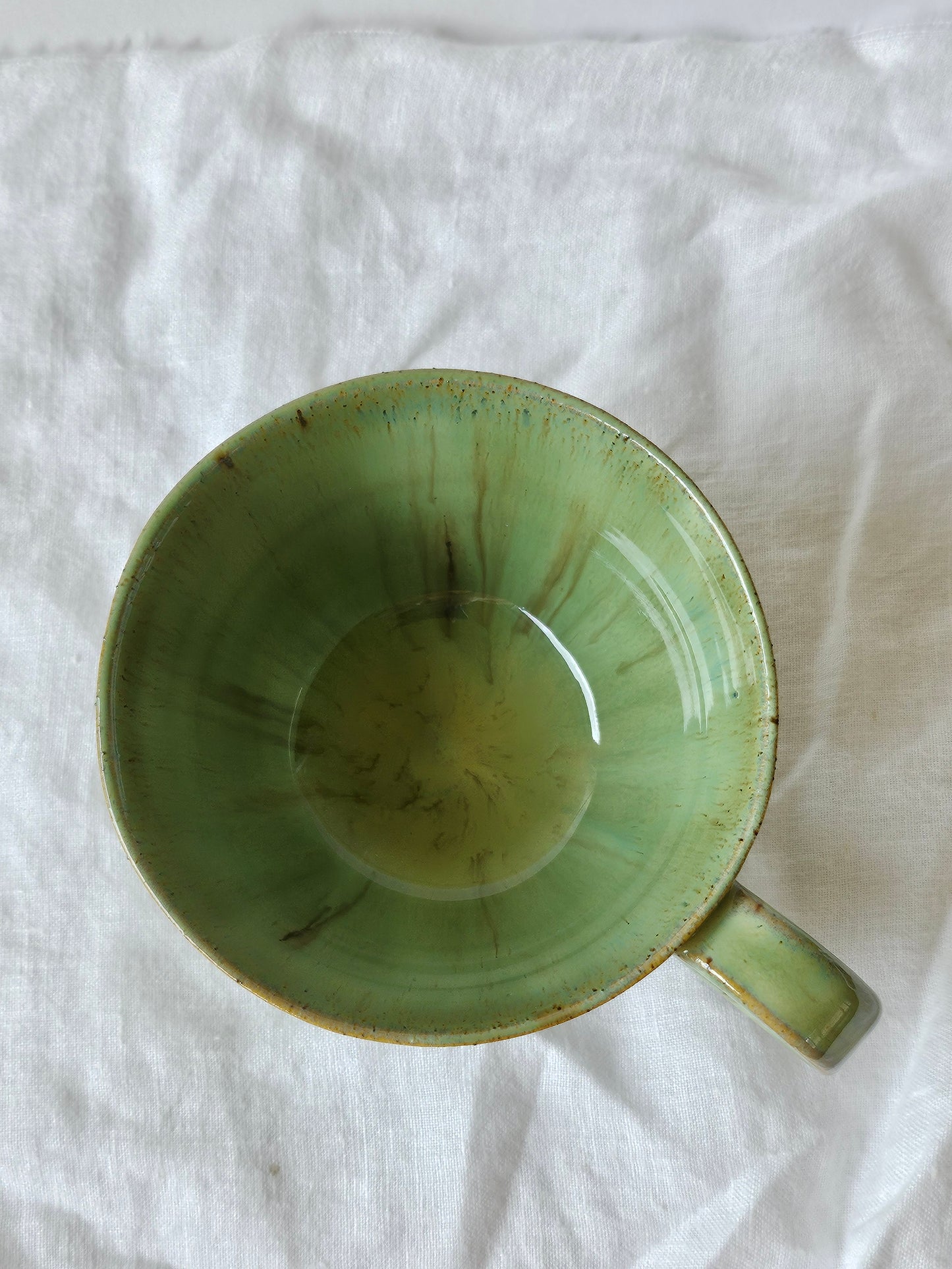Fern Speckled Tea Cup Set