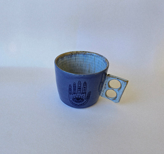 Blue Witchy Finger Mug