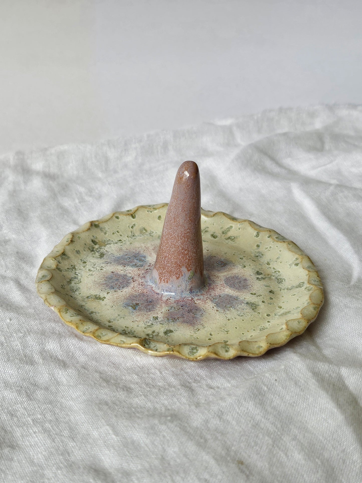 Pink Spot Trinket Dish