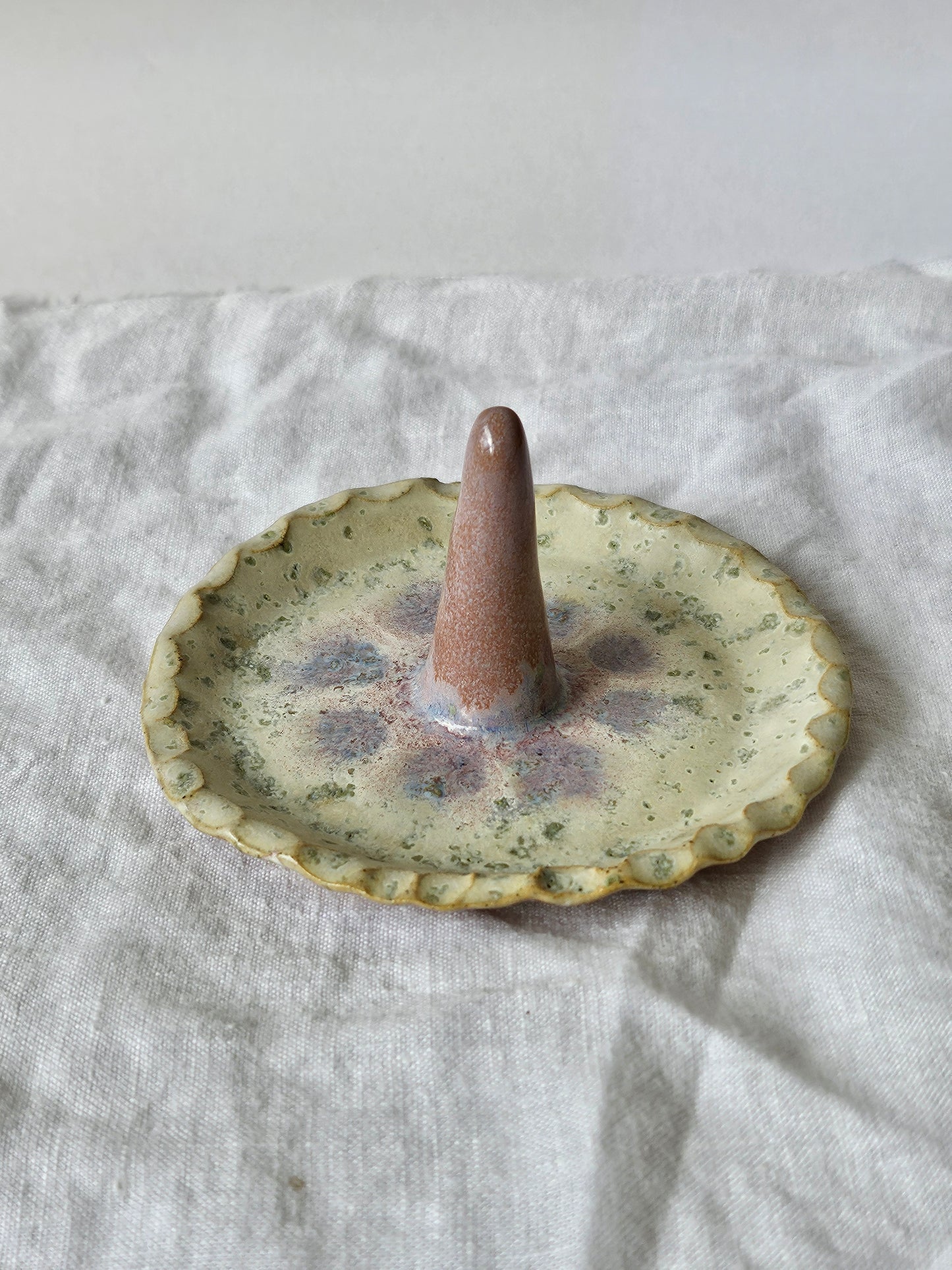 Pink Spot Trinket Dish